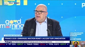Décarbonation, IA : Macron veut "accélérer" les investissements dans l'innovation