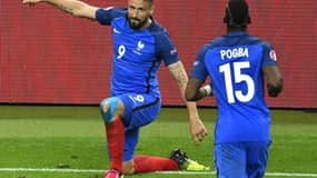 Olivier Giroud et Paul Pogba