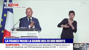 Jérôme Salomon: "Plus de 90% de la population française n'a pas été en contact" avec le coronavirus