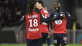 Renato Sanches (à gauche) et Jonathan Ikoné