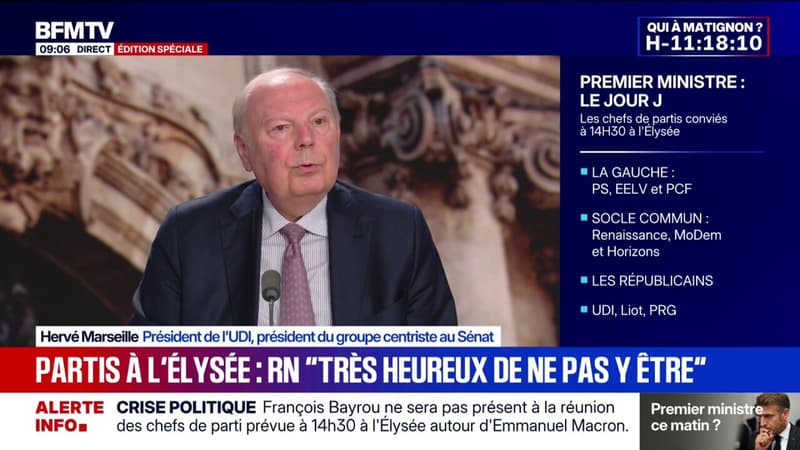 Pour Hervé Marseille, président de l'UDI, renommer Sébastien Lecornu à Matignon ne serait pas 