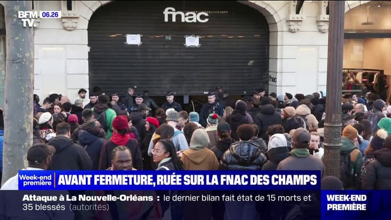 Braderie de la Fnac: le magasin des Champs-Élysées ferme à cause de l'afflux de monde