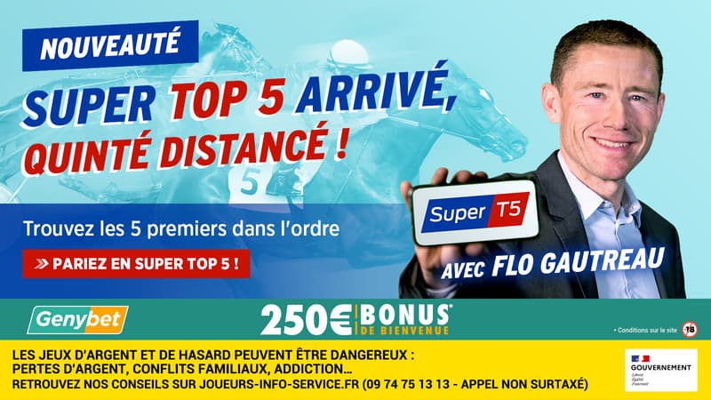 Genybet vous présente le Super Top 5, une nouvelle façon de parier sur vos courses hippiques