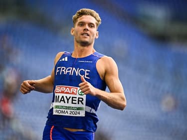 Kevin Mayer, le 10 juin 2024 à Rome, vise les minima pour la qualification olympique lors des championnats d'Europe