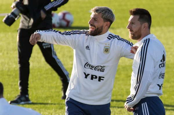 Sergio Aguëro et Lionel Messi