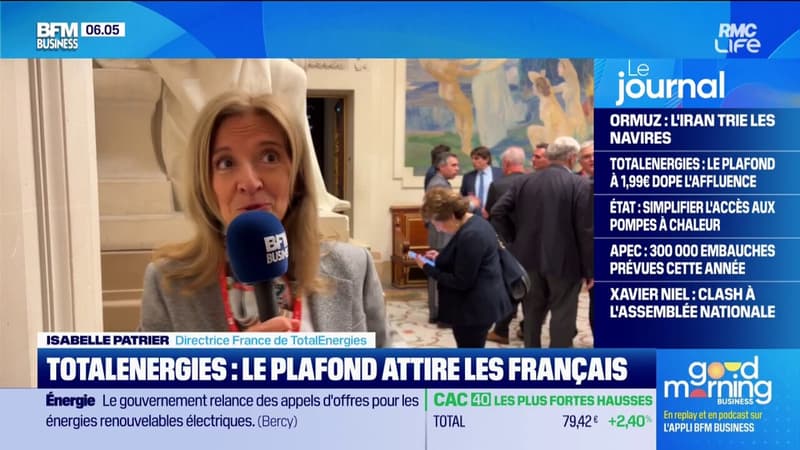 Le plafonnement du prix du carburant : la directrice France de Totalenergies au micro de BFMBusiness