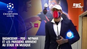 Basaksehir - PSG : Neymar et les Parisiens arrivent au stade en musique