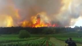 Important incendie sur le plateau de Chenôve - Témoins BFMTV