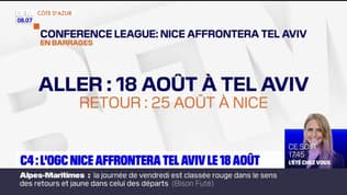 Conference League: l'OGC Nice affrontera Tel Aviv le 18 août
