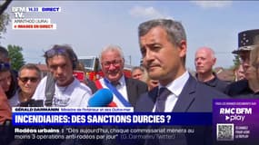 Gérald Darmanin: "Depuis le 15 juillet, nous sommes à 26 interpellations de supposés pyromanes"