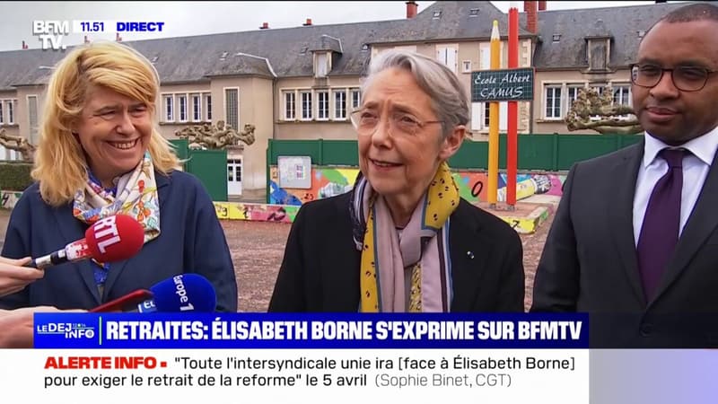 Élisabeth Borne « félicite » Sophie Binet pour son élection à la tête de la CGT