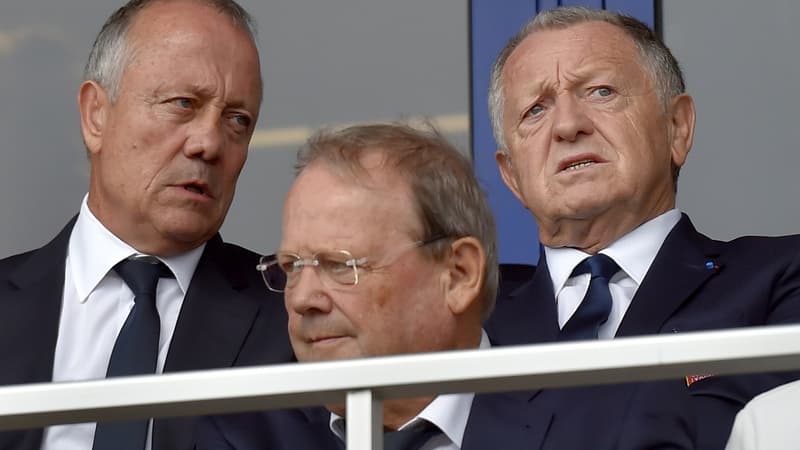 Bernard Lacombe et Jean-Michel Aulas