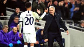 Dele Alli et Mourinho à Tottenham
