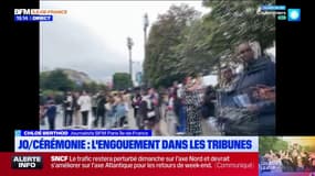 Cérémonie d’ouverture des JO: l’engouement dans les tribunes 