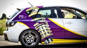 Une voiture "tunée"