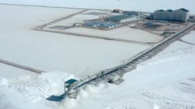 Une vaste mine de lithium dans le salar d'Uyuni, en Bolivie 