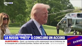 Guerre en Ukraine: Donald Trump espère "qu'il y aura des accords" entre la Russie et l'Ukraine