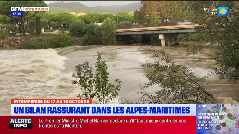 Mandelieu-la-Napoule: un bilan rassurant après les intempéries