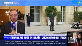 Français tués en Israël: "Le temps n'est pas encore à l'hommage, le temps est à la lutte pour récupérer nos otages" affirme Antoine Armand, député Renaissance