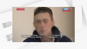 Shaun Pinner, prisonnier britannique, à la télévision russe le 18 avril 2022