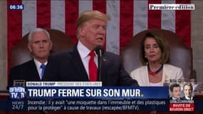 "Je vais le faire construire", Donald Trump reste ferme sur le mur qu'il veut à la frontière mexicaine