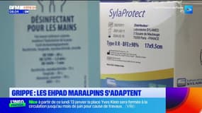 Grippe: les Ehpad maralpins s'adaptent