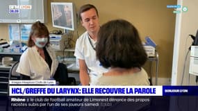 HCL: une patiente recouvre la parole après une greffe du larynx à Lyon