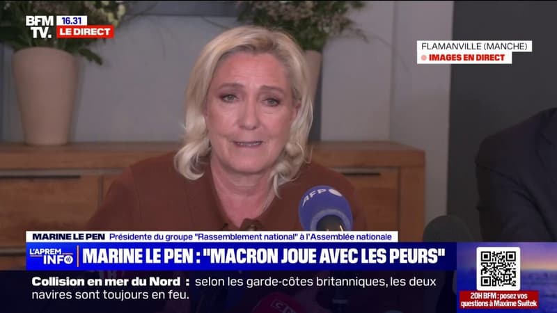 Marine Le Pen: Je suis très opposée à la télé-diplomatie qu'Emmanuel Macron adore