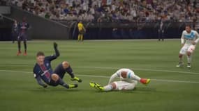 FIFA 17/OM-PSG : Jouer à cinq derrière ? Pas une bonne idée cette fois Rudi…