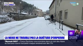 Alpes du sud: retour de la neige dans les vallées, comme à Orpierre