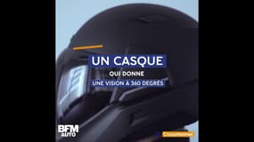 Un casque de moto qui donne une vision à 360 degrés