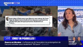 Les touristes sont dérangés par les ordures à Paris à cause du mouvement de grève contre la réforme des retraites