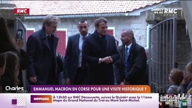 Emmanuel Macron en Corse pour une visite historique?