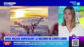 L'histoire du jour avec @ValentineBrvt : deux niçois survolent le record de chute libre