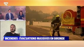 Incendies: évacuations massives en Gironde - 15/07