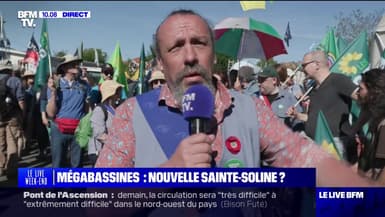 Mégabassines: "Le seul bon stockage de l'eau c'est le stockage souterrain", affirme Benoît Biteau, eurodéputé écologiste