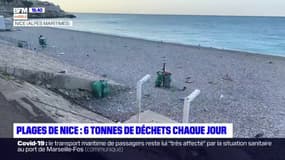 Nice: 6 tonnes de déchets récoltés chaque jour sur la plage