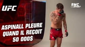 UFC : les larmes d’Aspinall quand il reçoit son bonus de “Performance of the Night”