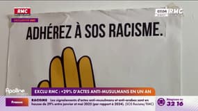 Exclu RMC: les actes islamophobes ont bondi de 29% en un an