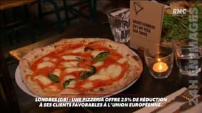 Londres: une pizzeria offre 25% de réduction à ses clients favorables à l'Union Européenne !