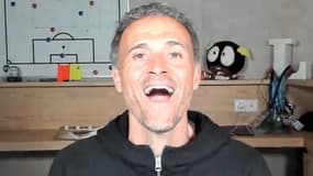 Luis Enrique, l'entraîneur du PSG, le 18 mars 2024