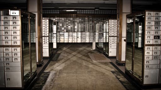 Une salle des coffres de banque. (Photo d'illustration)