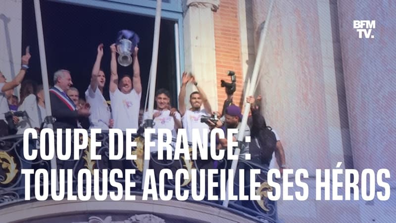 Coupe de France: les joueurs du TFC accueillis en héros à Toulouse