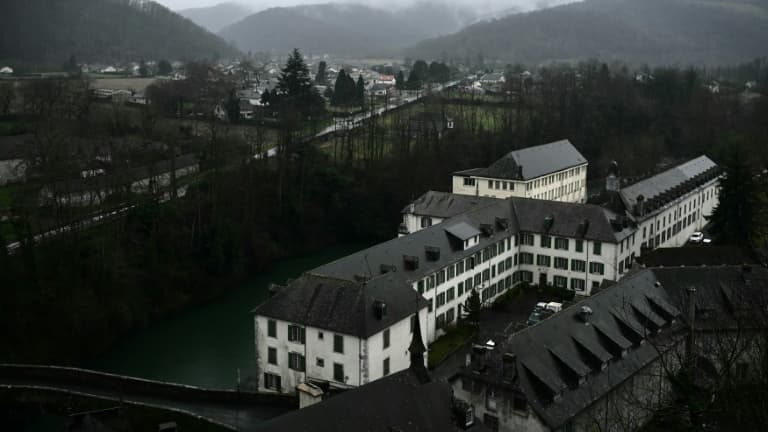 Vue générale du collège-lycée Bétharram, dans les Pyrénées-Atlantiques, le 12 février 2025