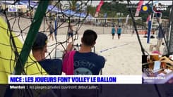 Nice: les joueurs s'affrontent pour le 25e Nice Beach Volley Pro Tour