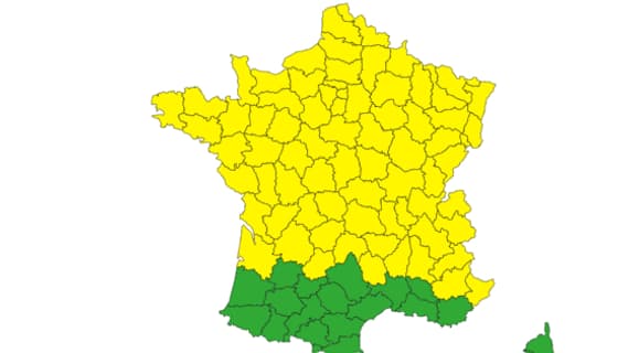 Les départements en vigilance jaune pour ce jeudi 23 mai 2024