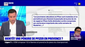Covid: bientôt une pénurie de Pfizer en Provence? 
