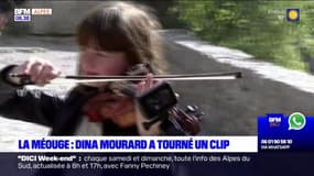 La Méouge: la jeune violoniste Dina Mourard a tourné un clip