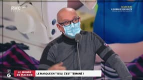 "Il faut cesser de porter des masques artisanaux !" Jérôme Marty