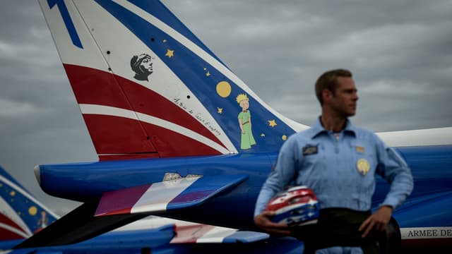 La patrouille de France, le 12 juillet 2021.
